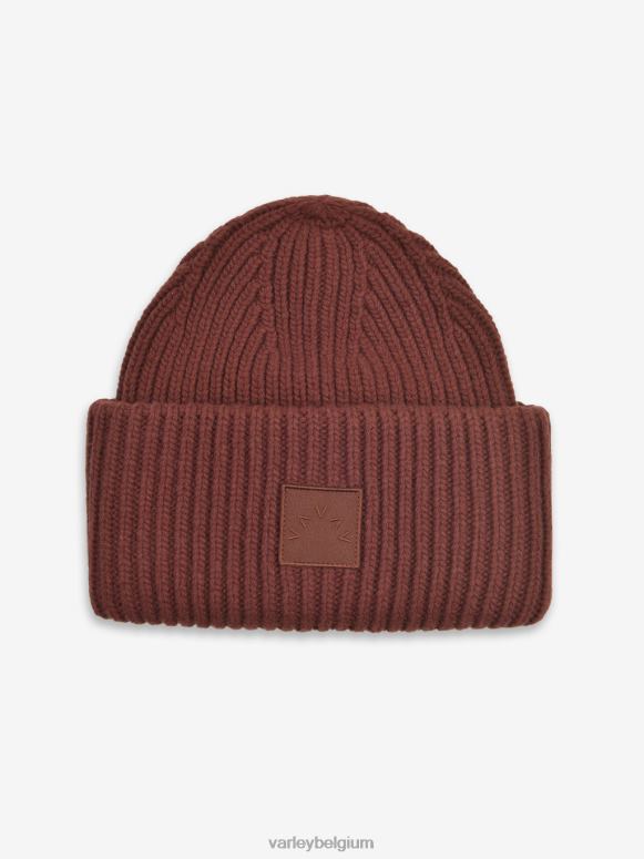 chocolade vrouwen cresta geribde muts accessoires Z8X2P522 Varley