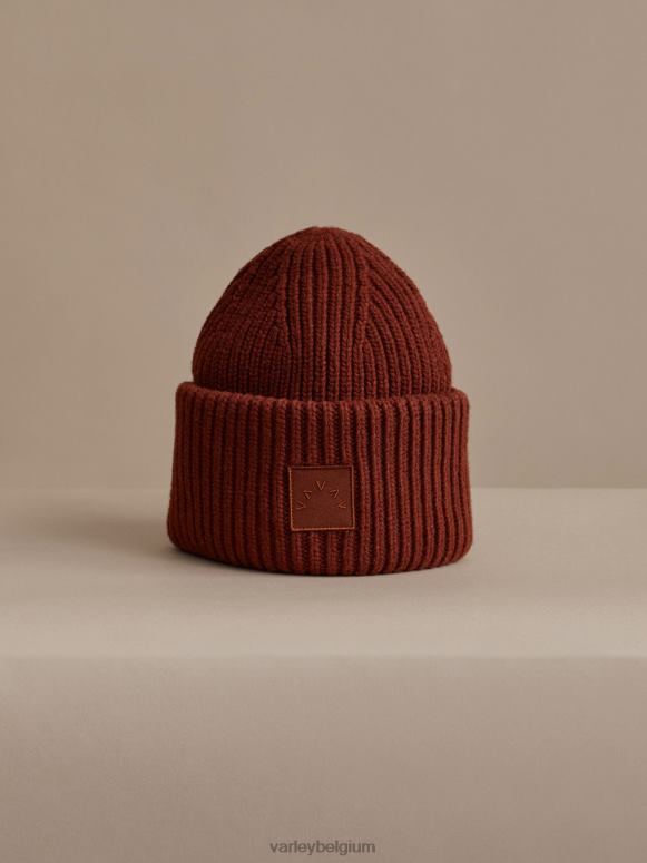 chocolade vrouwen cresta geribde muts accessoires Z8X2P522 Varley