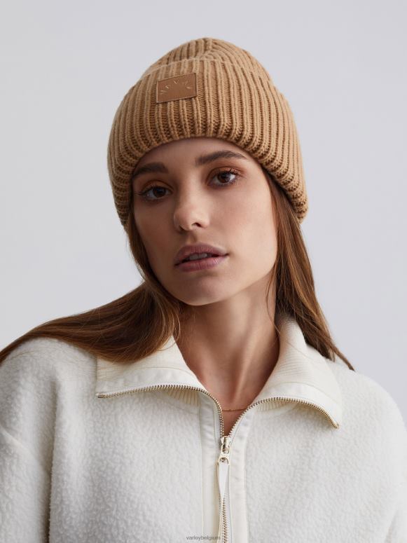 zand vrouwen cresta geribde muts accessoires Z8X2P521 Varley