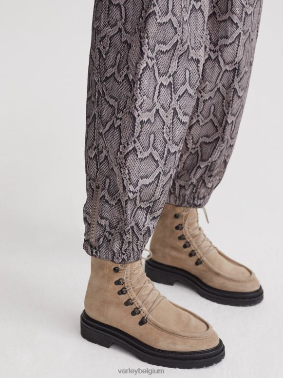 zilveren pythonslang vrouwen Hamilton broek kleding Z8X2P376 Varley