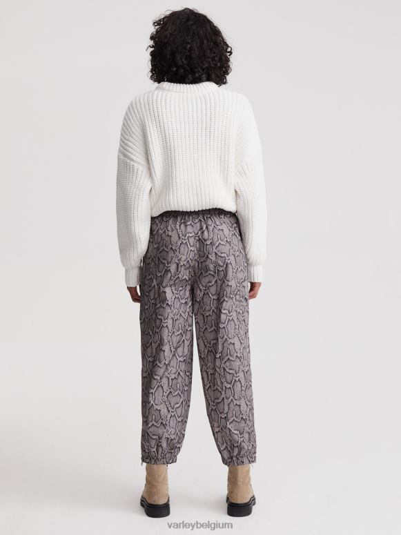 zilveren pythonslang vrouwen Hamilton broek kleding Z8X2P376 Varley