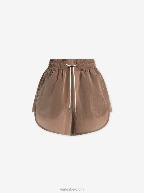 donker taupe vrouwen harmon hoogbouw short 4