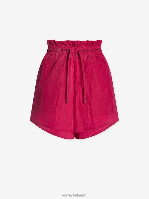 levendige fuchsia vrouwen tulair short met hoge taille 3