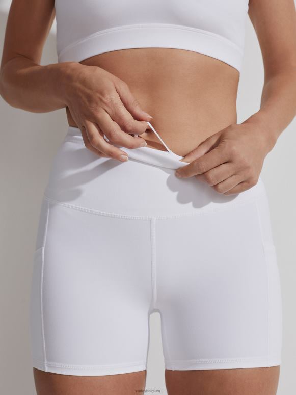 wit vrouwen laten we short gaan 4" kleding Z8X2P401 Varley