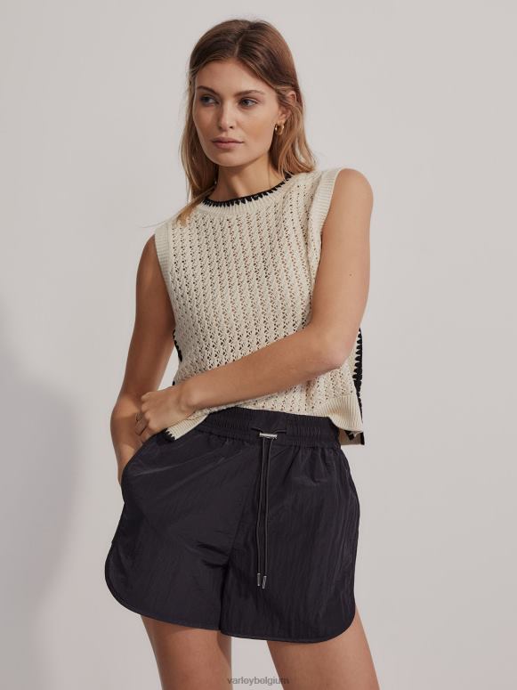 zwart vrouwen harmon hoogbouw short 4" kleding Z8X2P254 Varley