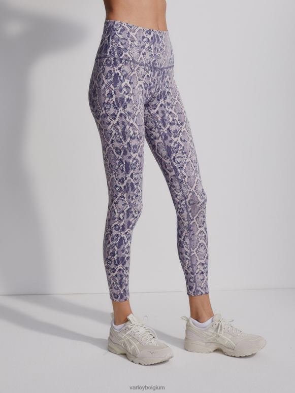 blauwe mix kanten slang vrouwen let's move zakhoge legging 25" kleding Z8X2P328 Varley