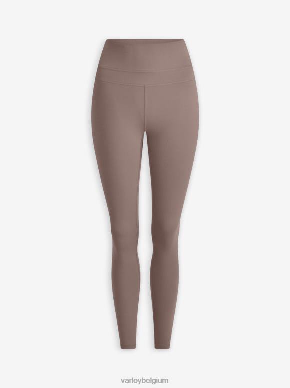 diep taupe vrouwen let's move superhoge legging 25