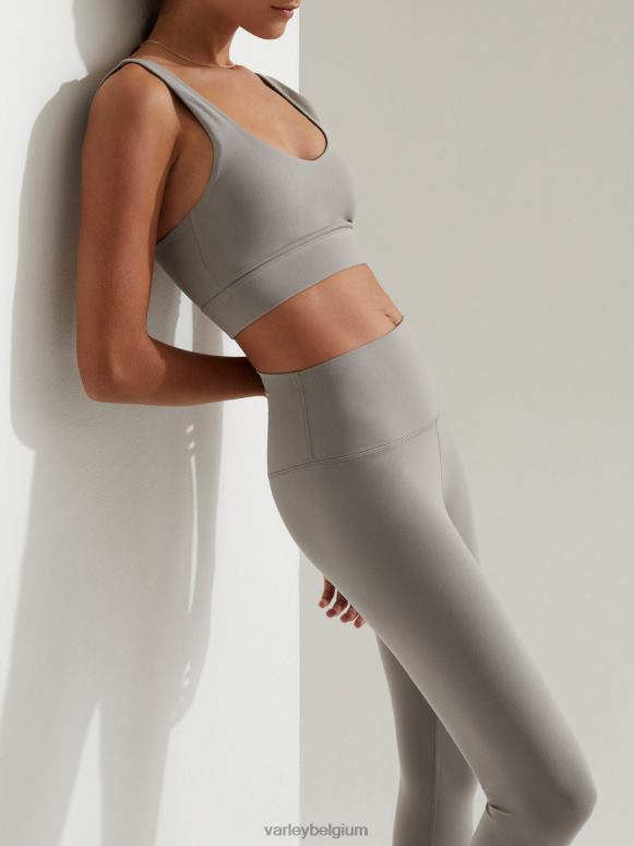 grijs flanel vrouwen altijd hoge legging 25