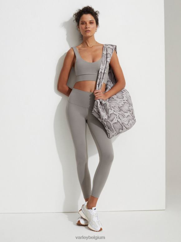 grijs flanel vrouwen altijd hoge legging 25