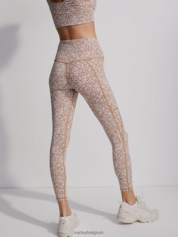 micro bloemen vrouwen let's move zakhoge legging 25