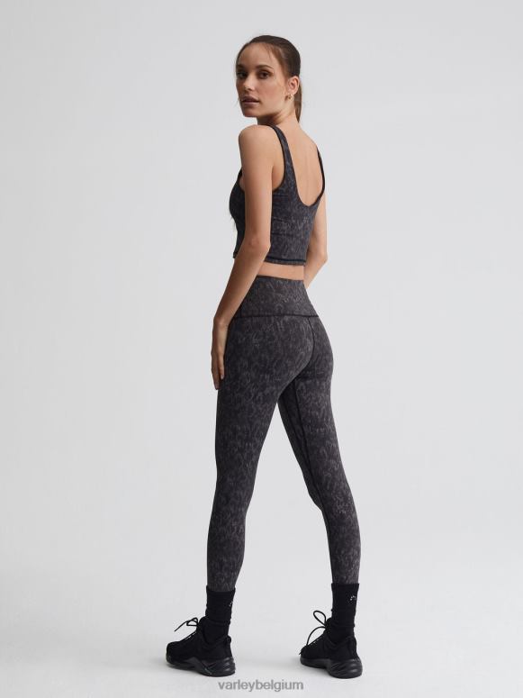 monochrome jachtluipaard vrouwen let's go legging met hoge taille 25