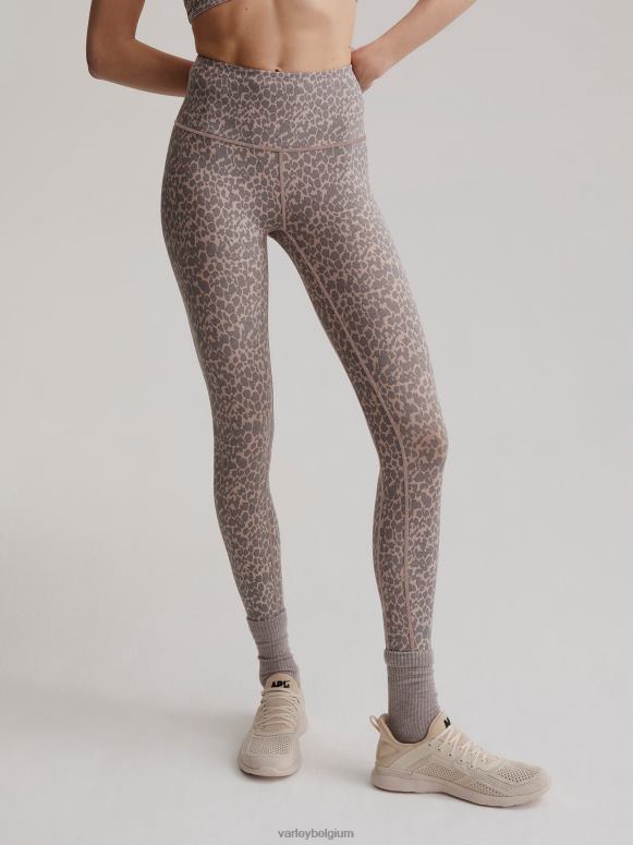 roze bewegende plekken vrouwen let's move zakhoge legging 25" kleding Z8X2P323 Varley