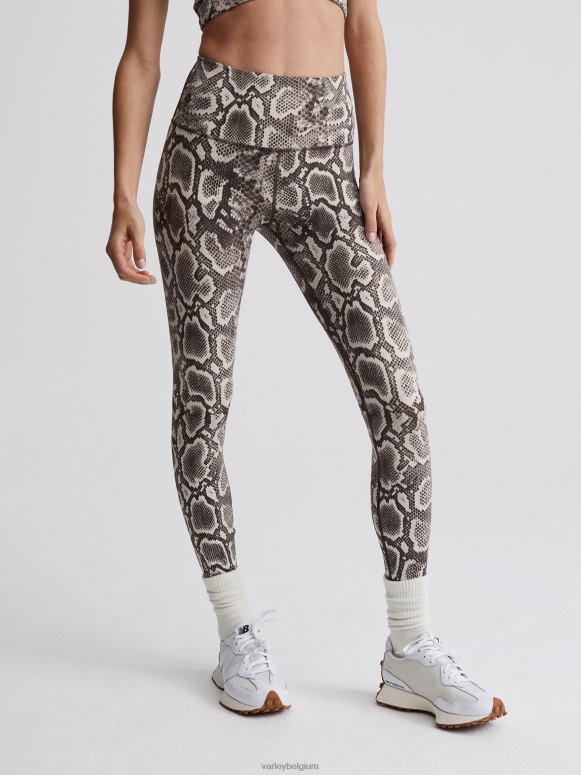 taupe ratelslang vrouwen let's go legging met hoge taille 25" kleding Z8X2P349 Varley