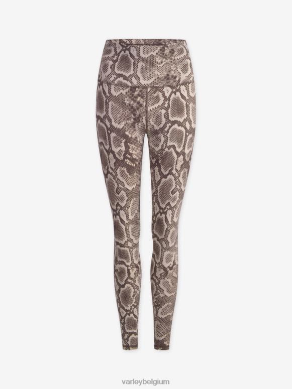 taupe ratelslang vrouwen let's go legging met hoge taille 25