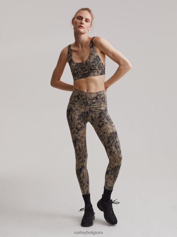 zachte taupe aligator vrouwen let's move zakhoge legging 25