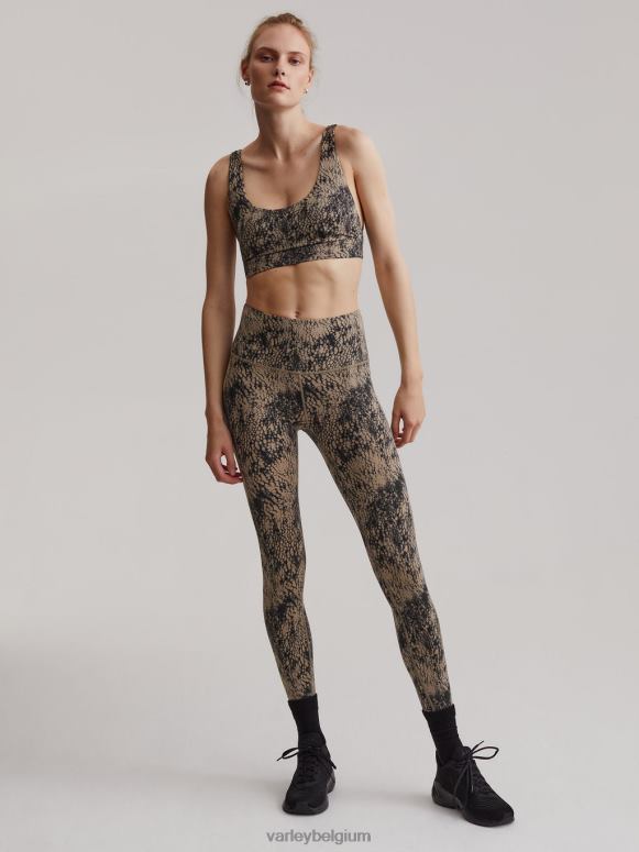 zachte taupe aligator vrouwen let's move zakhoge legging 25