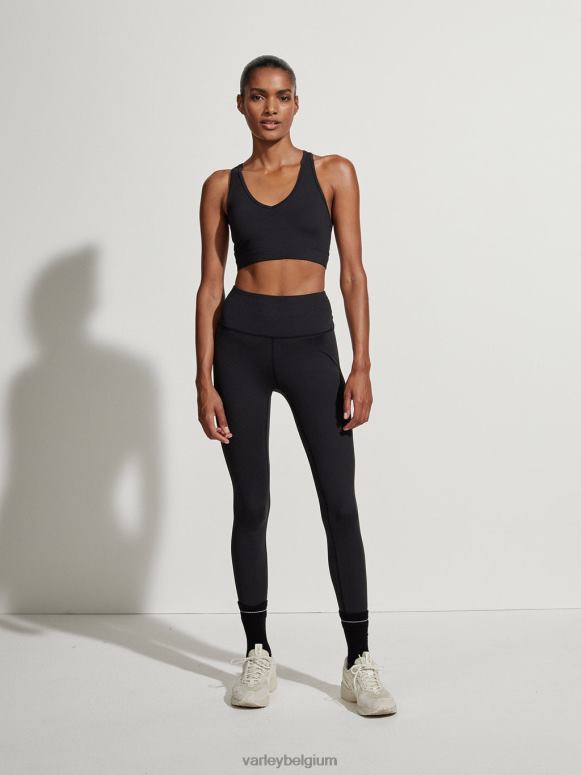 zwart vrouwen let's go legging met hoge taille 25