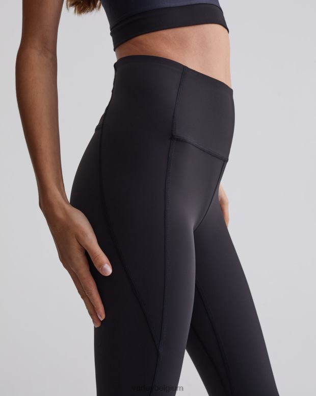 zwart vrouwen let's go night running legging 25