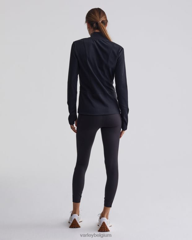 zwart vrouwen let's go night running legging 25