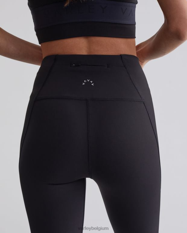 zwart vrouwen let's go night running legging 25