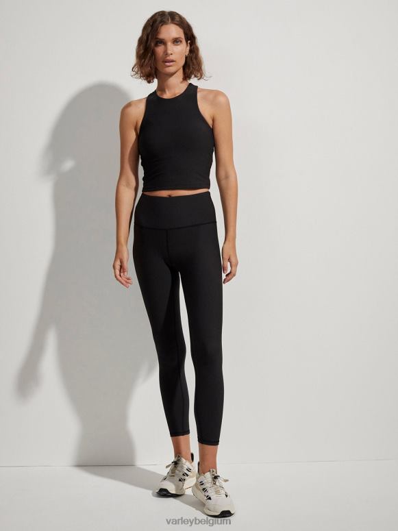 zwart vrouwen let's move rib hoge legging 25