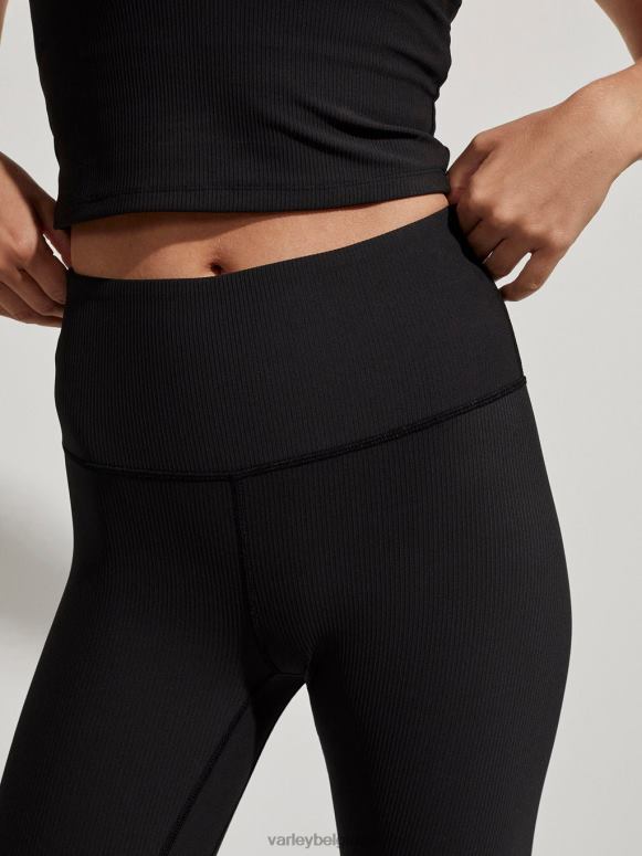 zwart vrouwen let's move rib hoge legging 25