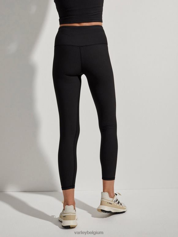 zwart vrouwen let's move rib hoge legging 25