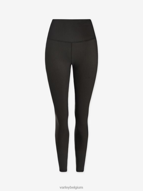 zwart vrouwen let's move rib hoge legging 25