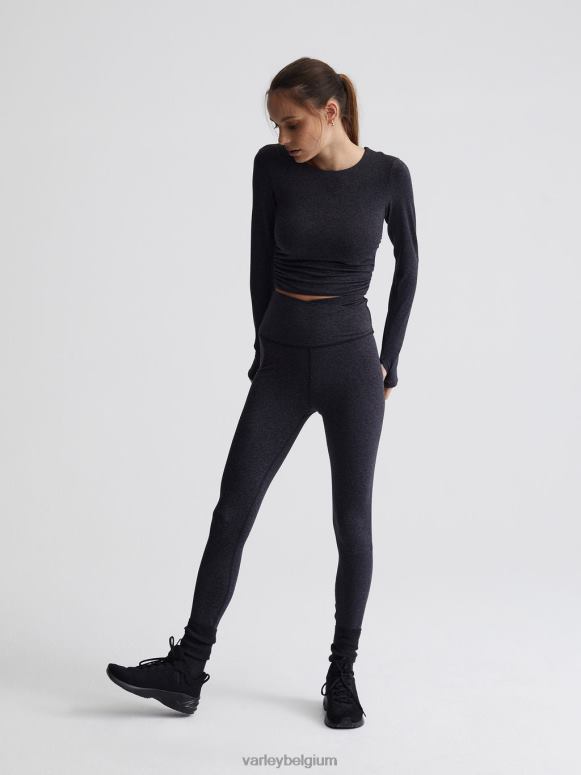 zwarte mergel vrouwen altijd warme super hoge legging 25