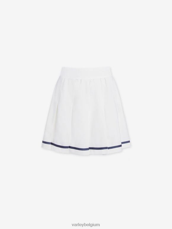 wit vrouwen clarendon hoge taille skort 16