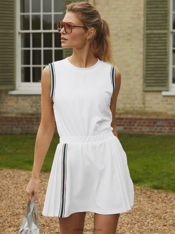 wit vrouwen neyland skort met hoge taille 15,5