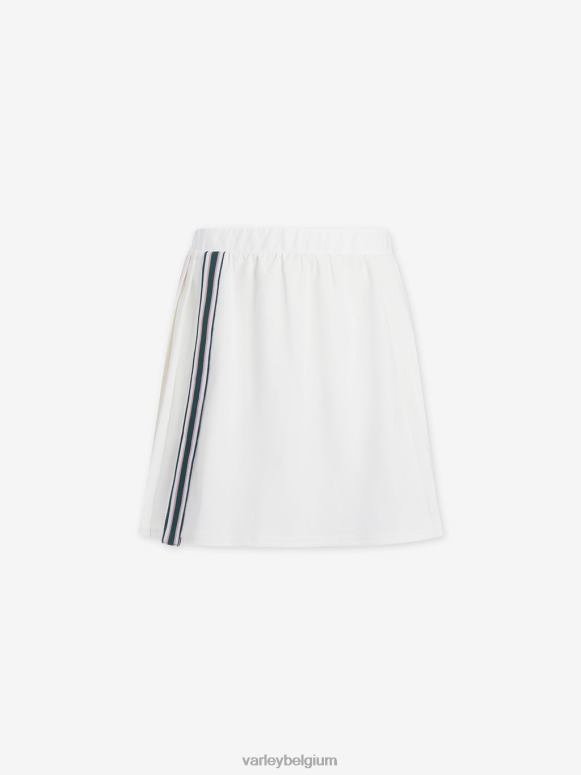 wit vrouwen neyland skort met hoge taille 15,5