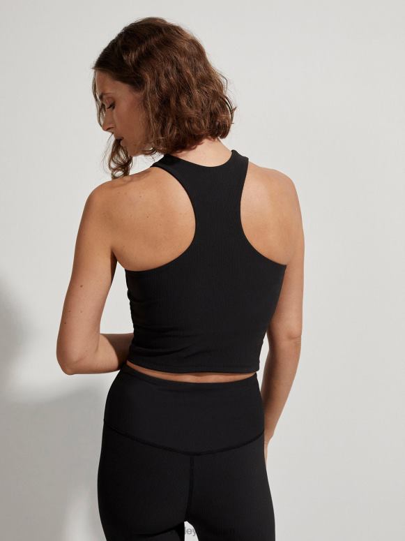 zwart vrouwen let's move rib kempton bh kleding Z8X2P114 Varley