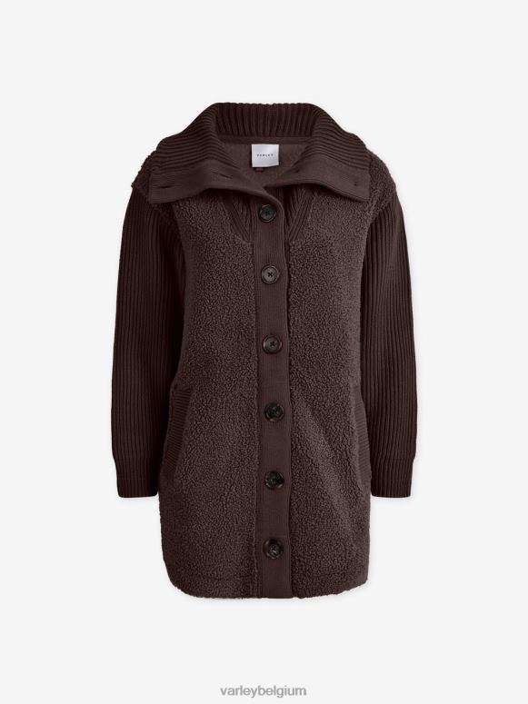 diep taupe vrouwen elliot jas kleding Z8X2P461 Varley
