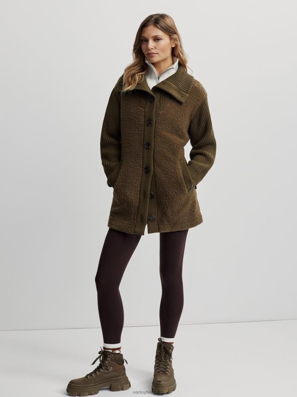 donkere olijf vrouwen elliot jas kleding Z8X2P460 Varley