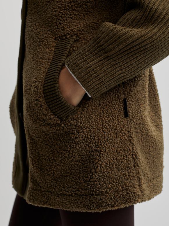donkere olijf vrouwen elliot jas kleding Z8X2P460 Varley