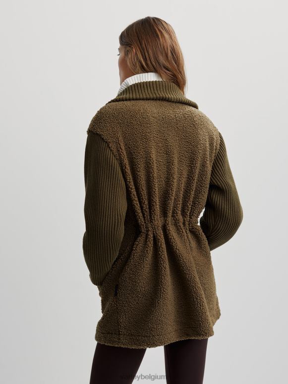 donkere olijf vrouwen elliot jas kleding Z8X2P460 Varley