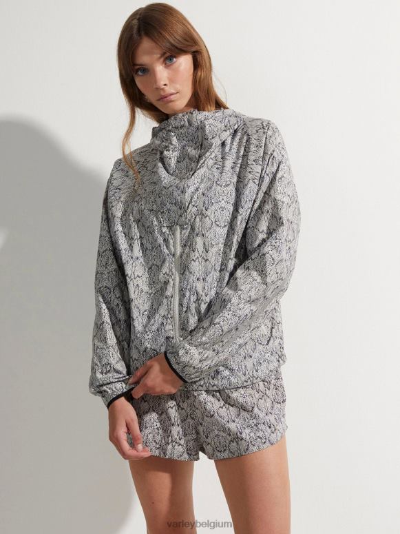 gespiegelde slang vrouwen terras hardloopjack met print kleding Z8X2P413 Varley