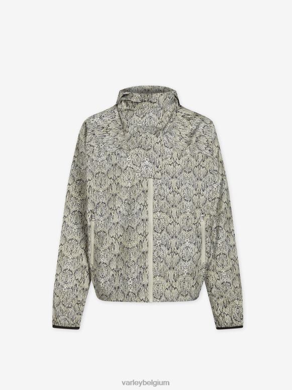 gespiegelde slang vrouwen terras hardloopjack met print kleding Z8X2P413 Varley