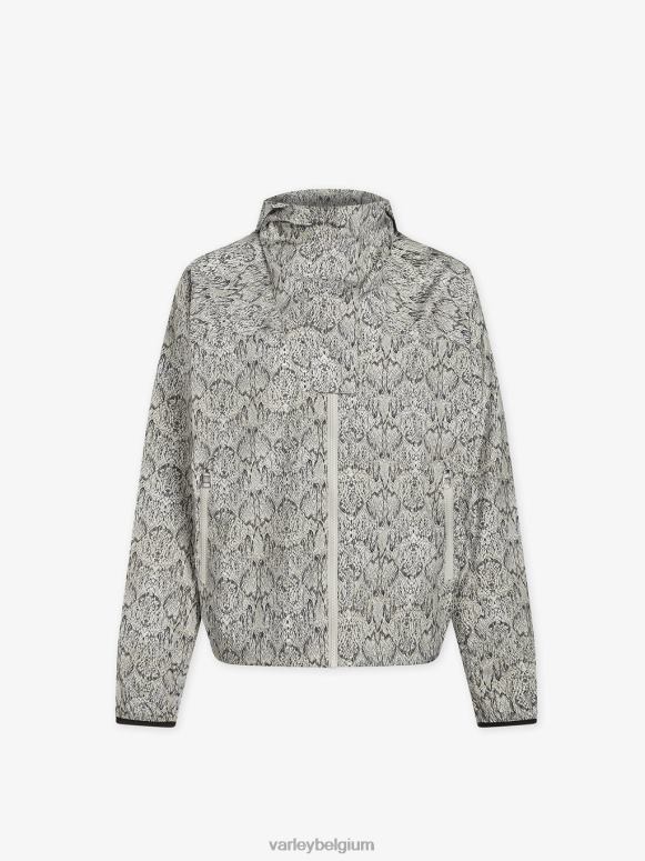 gespiegelde slang vrouwen terras hardloopjack met print kleding Z8X2P413 Varley