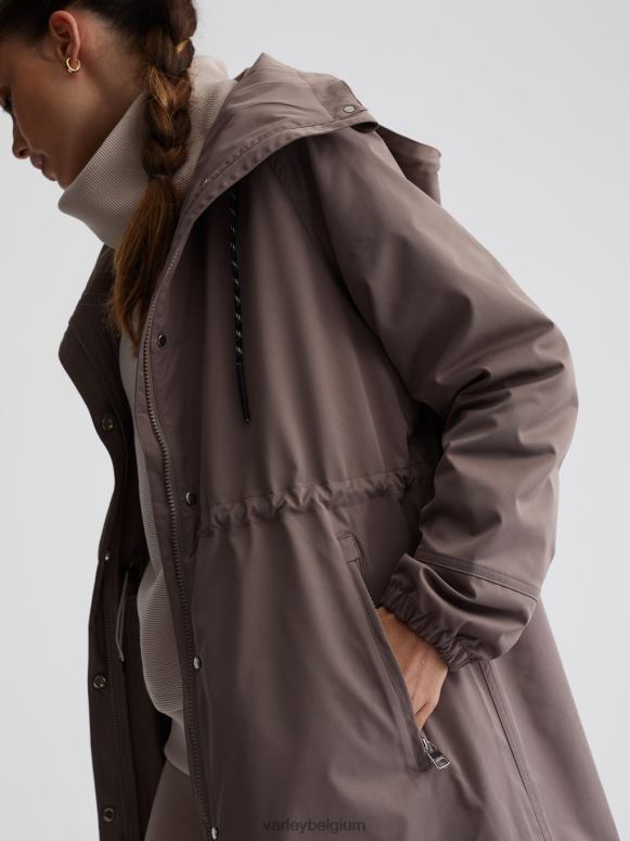 ijzer vrouwen grove lange parka kleding Z8X2P455 Varley