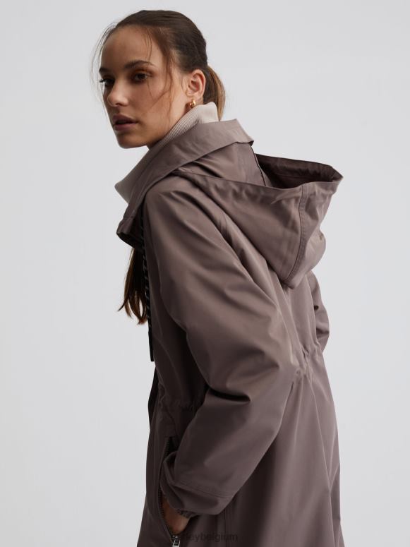 ijzer vrouwen grove lange parka kleding Z8X2P455 Varley