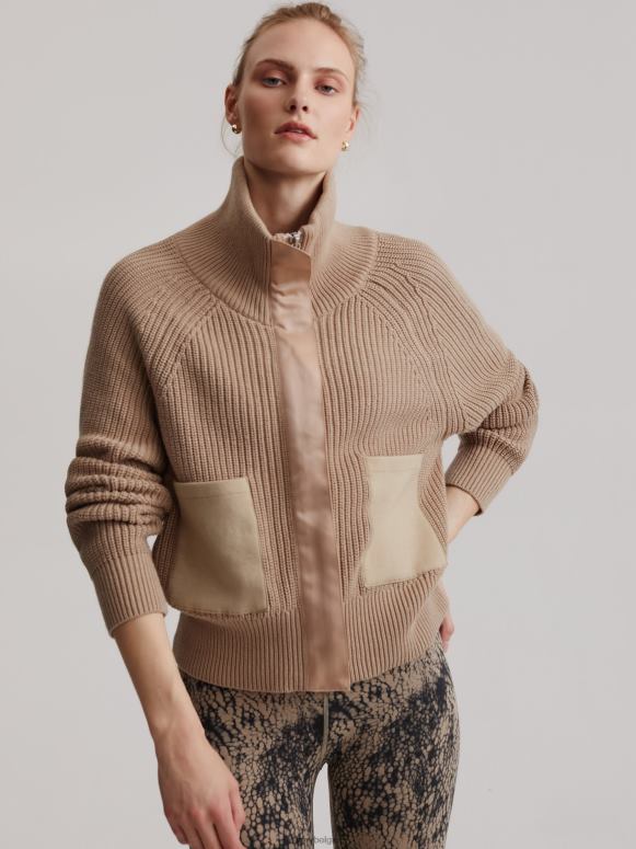 licht taupe vrouwen delfern jas kleding Z8X2P465 Varley