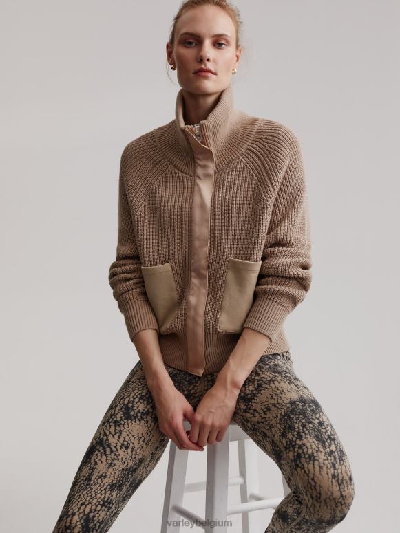 licht taupe vrouwen delfern jas kleding Z8X2P465 Varley