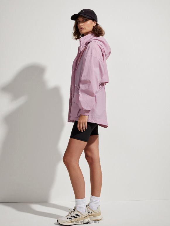 mauve mist vrouwen nellie relaxed-fit windjack kleding Z8X2P410 Varley