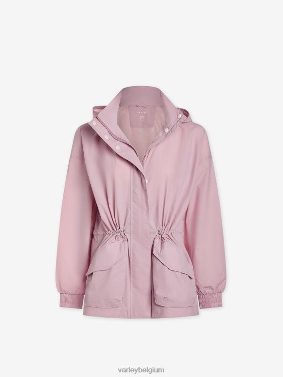 mauve mist vrouwen nellie relaxed-fit windjack kleding Z8X2P410 Varley