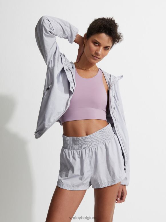 metallic asgrijs vrouwen terras windjack kleding Z8X2P478 Varley