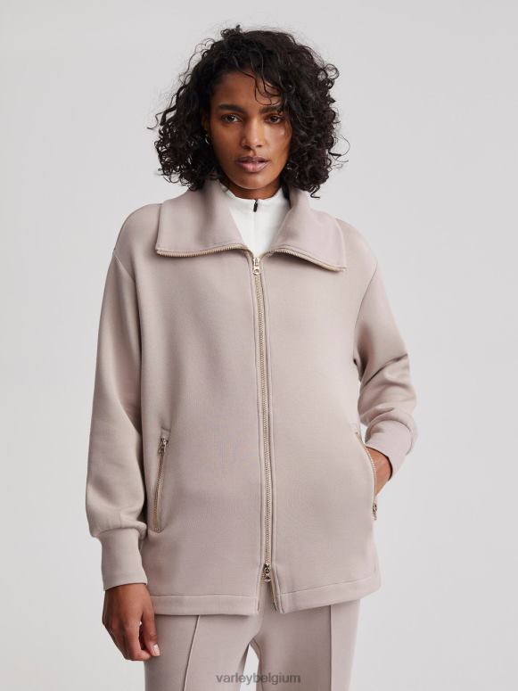 taupe klei vrouwen adair jack met ritssluiting kleding Z8X2P110 Varley