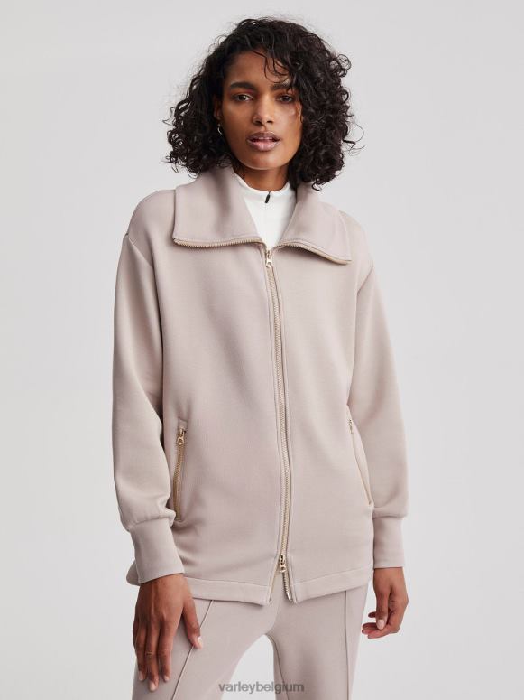 taupe klei vrouwen adair jack met ritssluiting kleding Z8X2P110 Varley