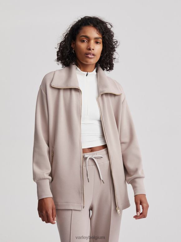 taupe klei vrouwen adair jack met ritssluiting kleding Z8X2P110 Varley